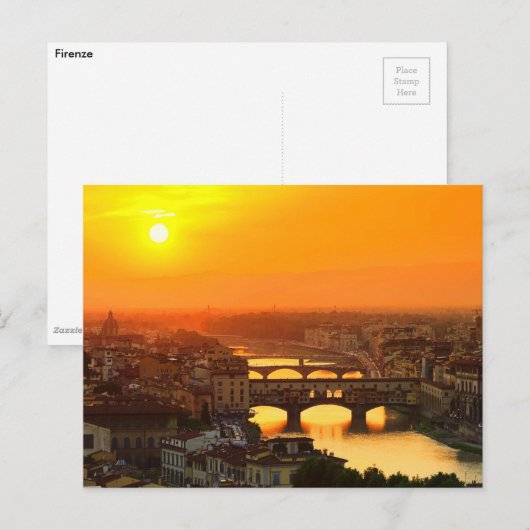 Firenze Briefkaart (Voorkant / Achterkant)