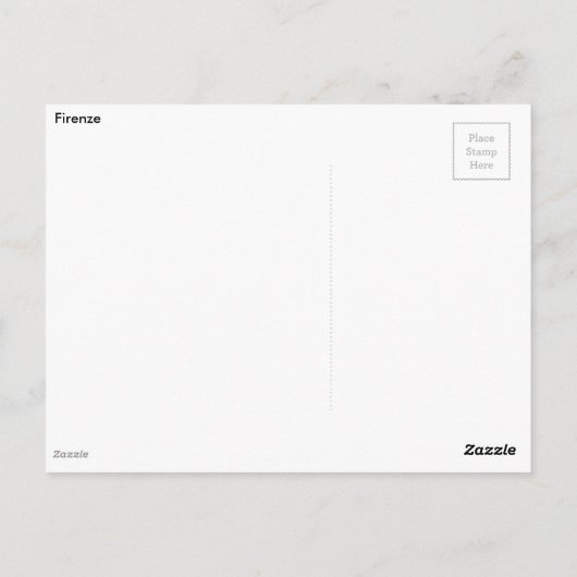 Firenze Briefkaart (Achterkant)