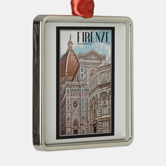 Firenze Duomo Metalen Ornament (Rechts)