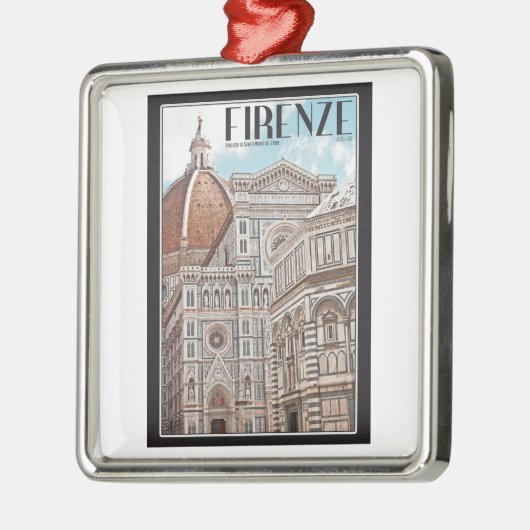Firenze Duomo Metalen Ornament (Links)