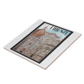 Firenze Duomo Tegeltje (Zijkant)