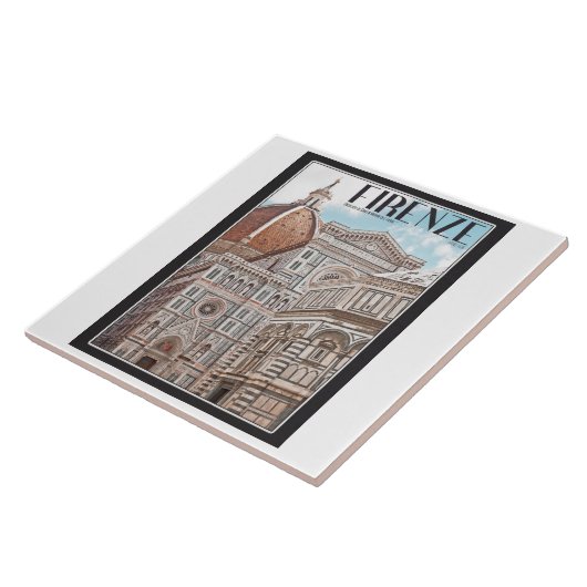 Firenze Duomo Tegeltje (Zijkant)
