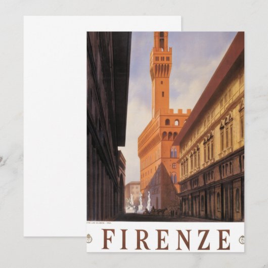 Firenze, Firenze, Palazzo Vecchio,  Italië (Voorkant / Achterkant)