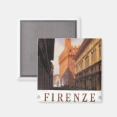 Firenze, Firenze, Palazzo Vecchio,  Italië Magneet (Voorkant / Achterkant)