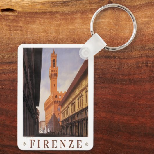 Firenze, Firenze, Palazzo Vecchio, Italië Sleutelhanger (Achterkant)