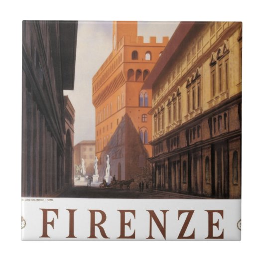 Firenze, Firenze, Palazzo Vecchio,  Italië Tegeltje (Voorkant)