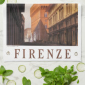 Firenze, Firenze, Palazzo Vecchio,  Italië Theedoek (Gevouwen)