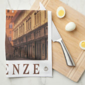 Firenze, Firenze, Palazzo Vecchio,  Italië Theedoek (Quarter Fold)