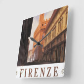 Firenze, Firenze, Palazzo Vecchio,  Italië Vierkante Klok (Hoek)
