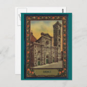 Firenze, Florence, Briefkaart boekomslag    1900 (Voorkant / Achterkant)