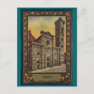 Firenze, Florence, Briefkaart boekomslag    1900