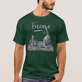Firenze Florence Italy Souvenir Europe Italië T-shirt