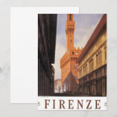 Firenze, Florence, Palazzo Vecchio, Oude Italië (Voorkant / Achterkant)
