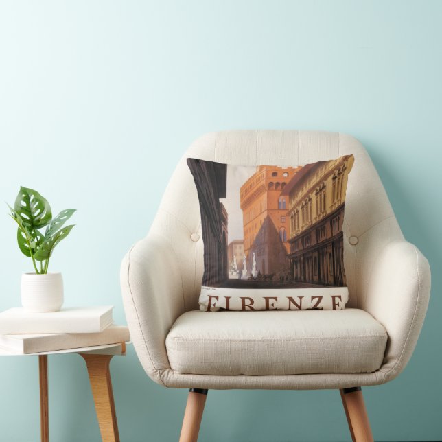 Firenze, Florence, Palazzo Vecchio, Oude Italië Kussen (Stoel)