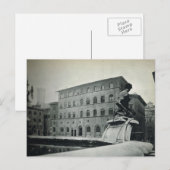 Firenze, Florence, Place de la Seingeurie Briefkaart (Voorkant / Achterkant)