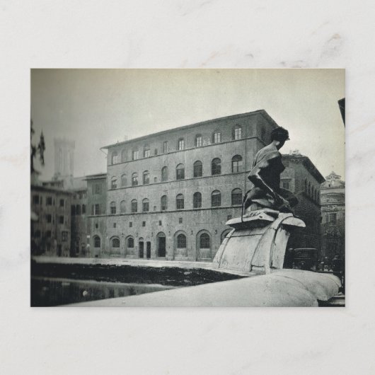 Firenze, Florence, Place de la Seingeurie Briefkaart (Voorkant)