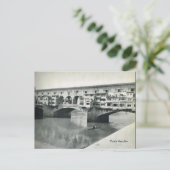 Firenze, Florence, Ponte Vecchio Briefkaart (Staand voorkant)