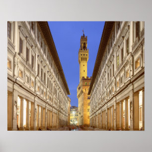 Firenze Galeria degli Uffizi Florence Italië Poste Poster