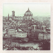 Firenze Glazen Onderzetter (Voorkant)