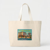 Firenze Grand Hotel Mediterraneo Grote Tote Bag (Voorkant)