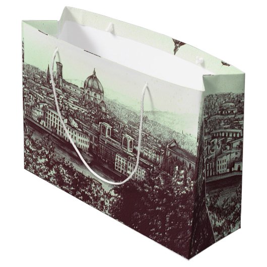 Firenze Groot Cadeauzakje (Achterkant Gekanteld)