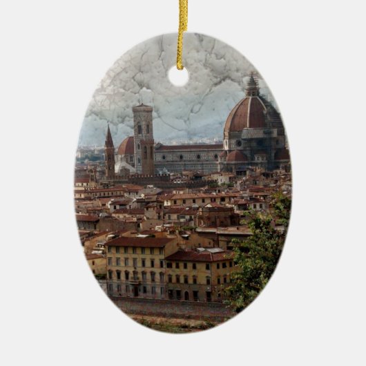 Firenze II Keramisch Ornament (Voorkant)