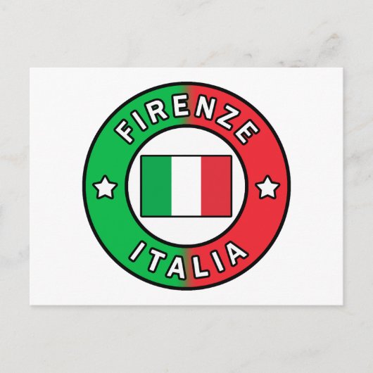 Firenze Italia Briefkaart (Voorkant)