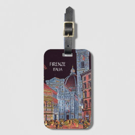 Firenze Italia Europe Duomo Travel  Bagagelabel