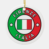 Firenze Italia Keramisch Ornament (Voorkant)