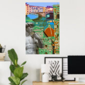 Firenze Italia Print (Thuiskantoor)
