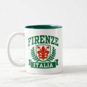 Firenze Italia Tweekleurige Koffiemok (Links)