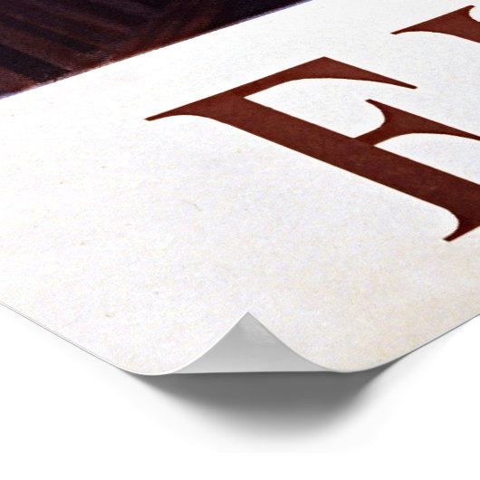 Firenze ~  Italiaanse reisposter. Poster (Hoek)