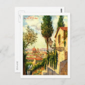 Firenze, Italië, mooie straatbeeld Vintage Briefkaart (Voorkant / Achterkant)