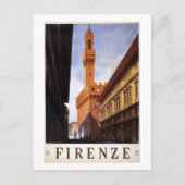  Firenze Italië Reis Briefkaart (Voorkant)