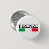 Firenze Italië Ronde Button 3,2 Cm (Voorkant /achterkant)