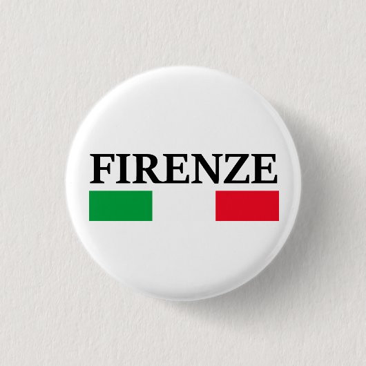 Firenze Italië Ronde Button 3,2 Cm (Voorkant)