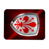 Firenze Mettalic Emblem Magneet (Horizontaal)