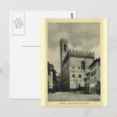 Firenze Palazzio Pretorio 1 Briefkaart (Voorkant / Achterkant)