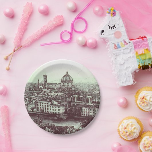 Firenze Papieren Bordje (Feest)
