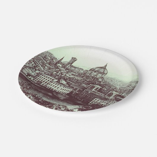 Firenze Papieren Bordje (Gekanteld)