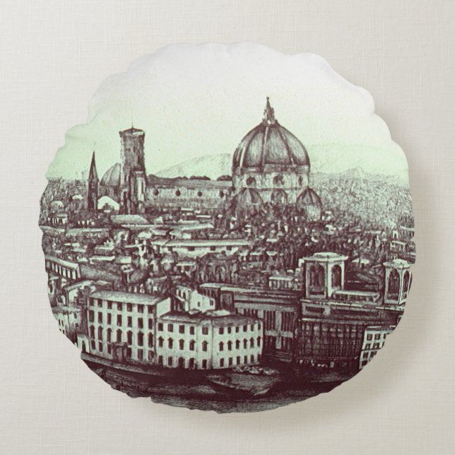 Firenze Rond Kussen (Voorkant)
