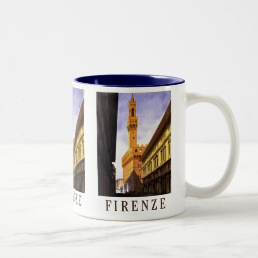 Firenze Tweekleurige Koffiemok (Rechts)