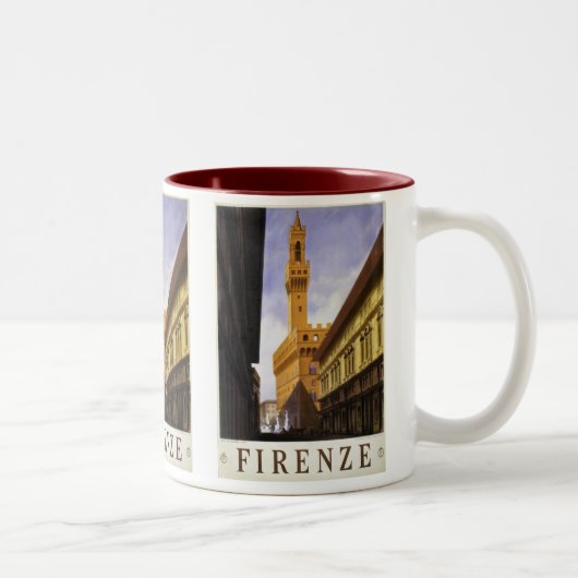 Firenze Tweekleurige Koffiemok (Rechts)