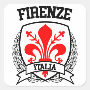 Firenze Vierkante Sticker