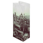 Firenze Wijn Cadeautas (Achterkant Gekanteld)