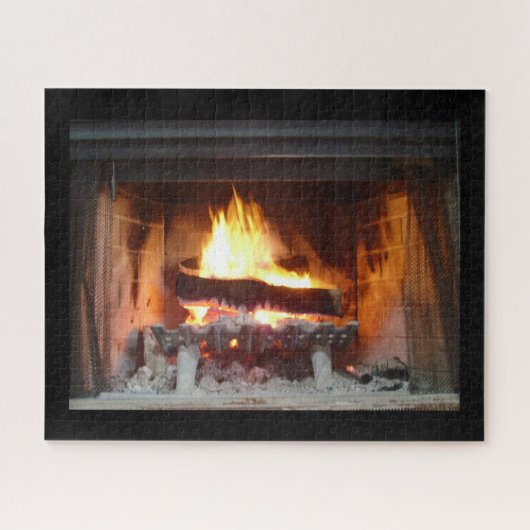 Fireplace 16 x 20-inch jokerpuzzel met cadeaudoos legpuzzel (Horizontaal)