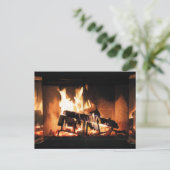 Fireplace Briefkaart (Staand voorkant)
