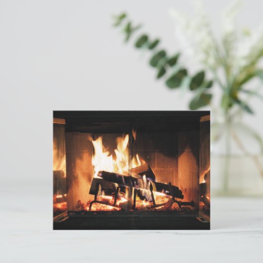 Fireplace Briefkaart (Staand voorkant)
