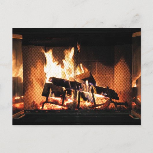 Fireplace Briefkaart (Voorkant)