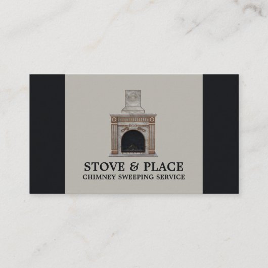 Fireplace Design, Chimney Sweep Visitekaartje (Voorkant)